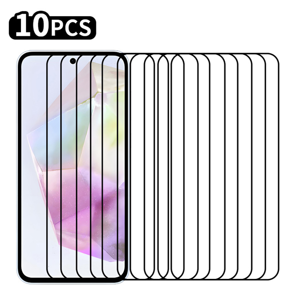 RURIHAI 10Pcs For Samsung Galaxy A56 5G High Aluminium-Silicon Glass Film 0.26mm 2.5D Screen Protector