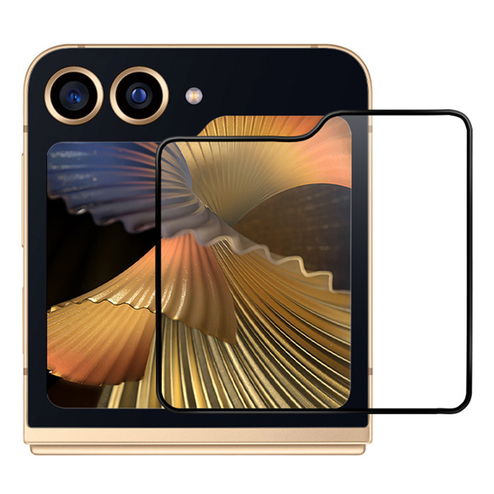 RURIHAI For Samsung Galaxy Z Flip7 FE 5G / Z Flip6 5G Rear Small Screen Protector Full Glue Full Cover 0.26mm 2.5D