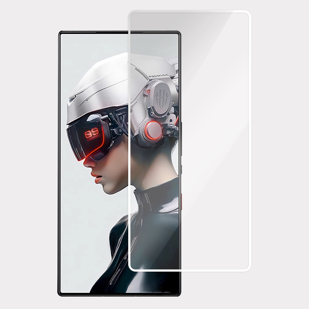Screen Protector for ZTE nubia Z60 Ultra / Nubia Z50 Ultra / Red Magic 9 Pro 5G / Red Magic 8 Full Glue Electroplated High Aluminum Silicone Glass Fil