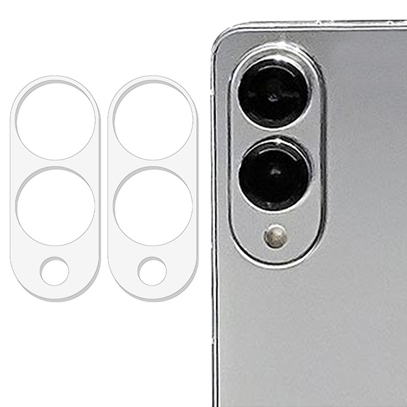 2Pcs For Samsung Galaxy S25 Edge Camera Lens Protector 3D Arc Edge Anti-Scratch Tempered Glass Lens Film