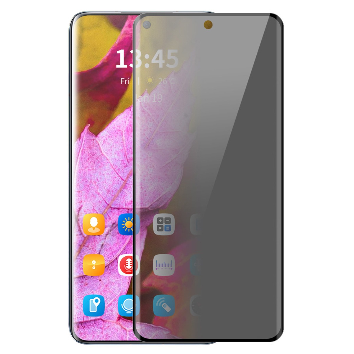 ENKAY HAT PRINCE Privacy Screen Protector For Motorola Edge 50 Pro 5G / Edge 50 Ultra 5G / Moto X50 Ultra 5G 3D Curved Tempered Glass Anti-Spy Film