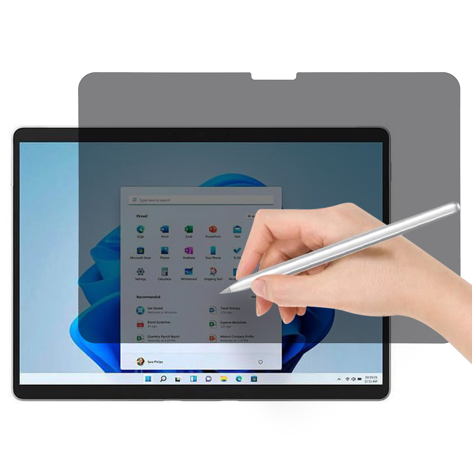 Privacy Screen Protector For Microsoft Surface Pro 11 / 10 / 9 / 8 , Anti Spy PET Paperlike Tablet Film