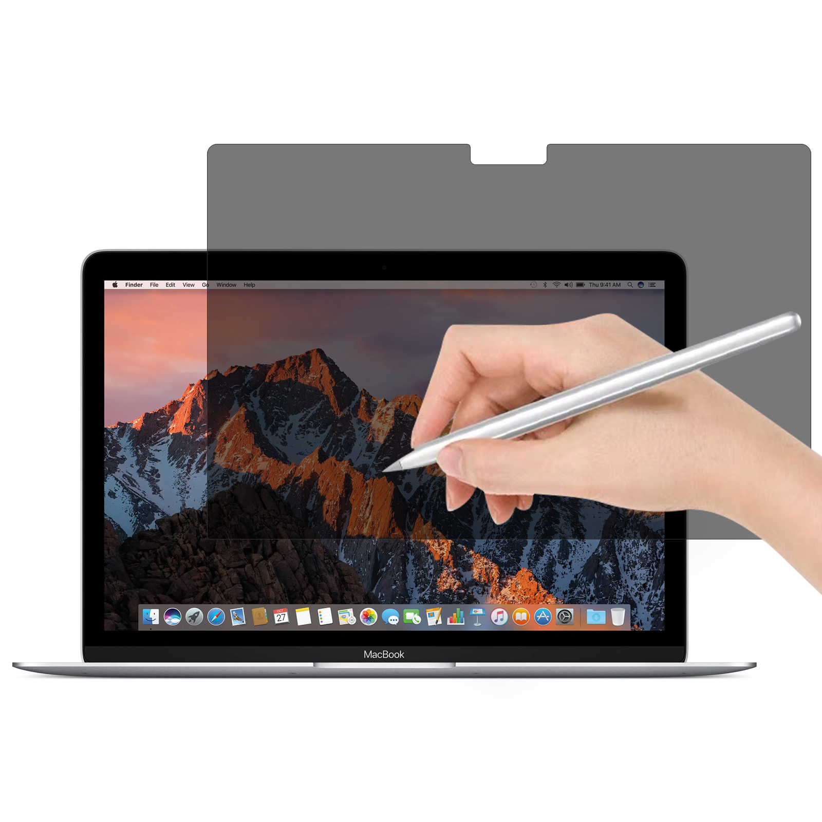 For MacBook 12-inch with Retina Display (2015) A1534 Privacy Screen Protector Anti Spy PET Paperlike Tablet Film