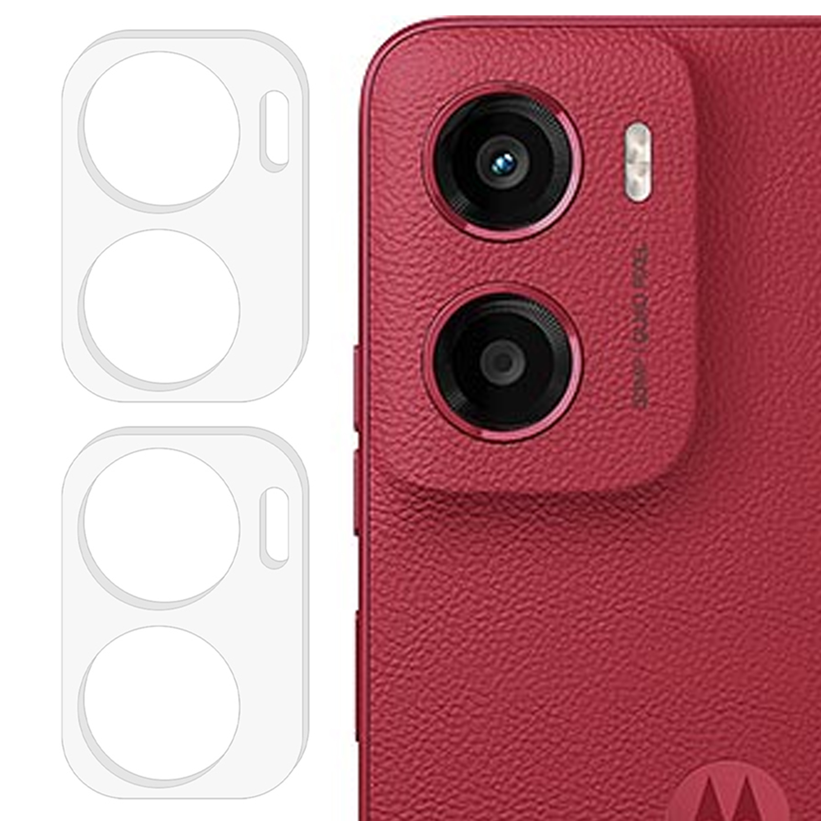 2Pcs For Motorola Moto G06 Power 4G / G05 4G / Moto E15 4G Camera Lens Protector 3D Arc Edge Anti-Scratch Tempered Glass Lens Film