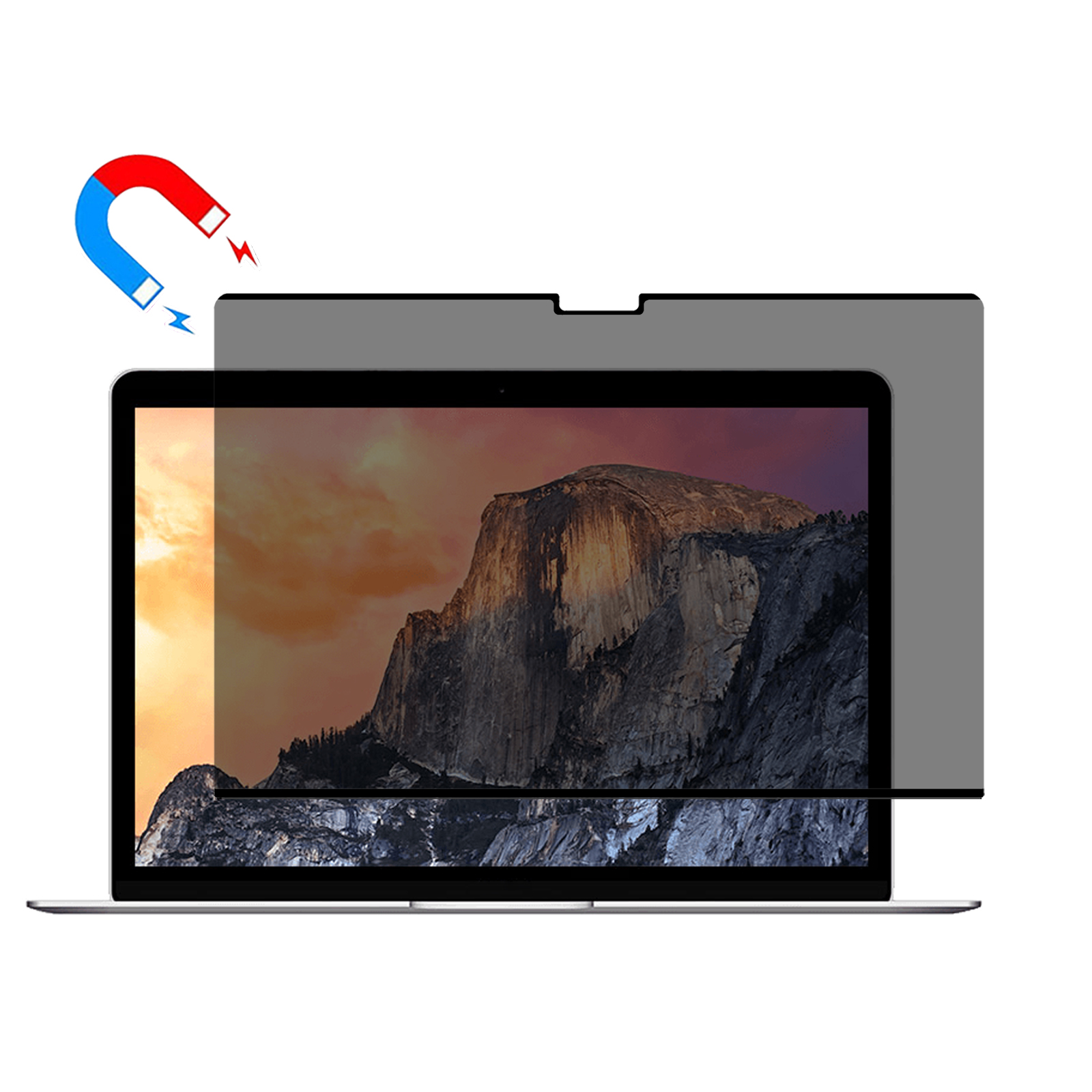 Paperlike Screen Protector For MacBook Pro 15 inch with Retina Display (2012) A1398  /  Pro 15 inch (2009) A1286 Magnetic Imported PET Anti-Spy Film