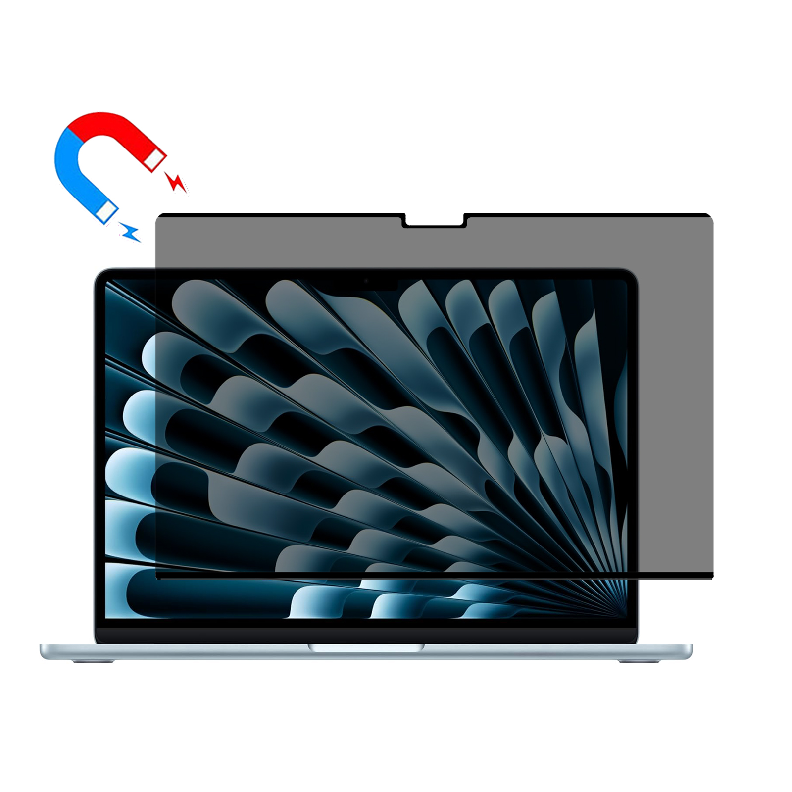 Paperlike Screen Protector For MacBook Air 15 inch (2025) M4 A3241  /  (2024) M3 A3114  /  (2023) M2 A2941 Magnetic Imported PET Anti-Spy Film