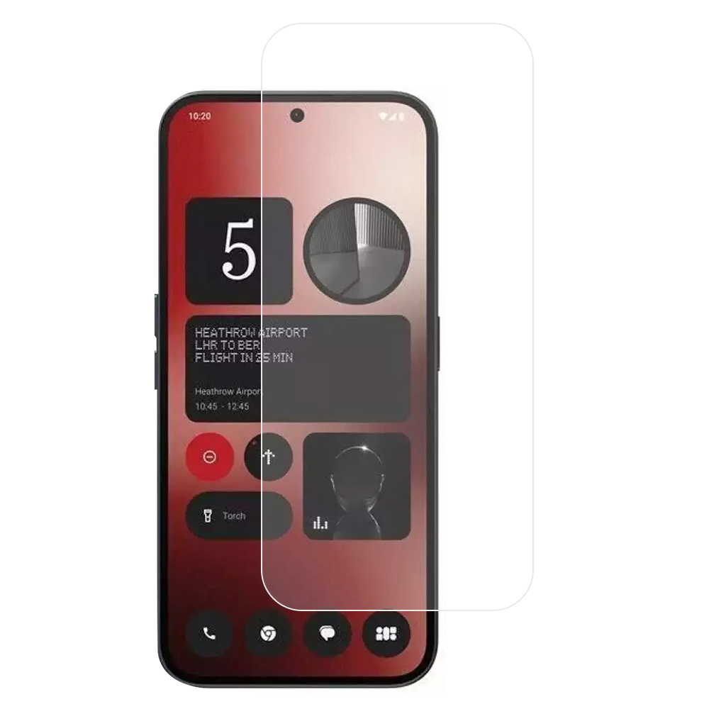 For Nothing Phone (3a) Pro / Phone (3a) Screen Protector High Aluminium Silicon Glass Film 2.5D Arc Edge