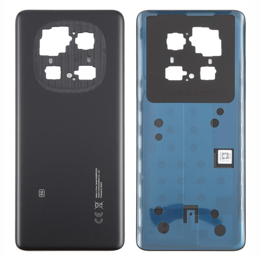 For Xiaomi Redmi Note 14 Pro 5G OEM Battery Door Cover Replacement Part - Black