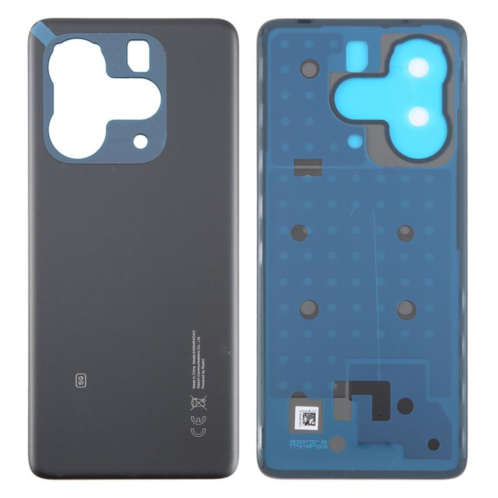 For Xiaomi Redmi Note 14 5G OEM Battery Door Cover Replacement Part - Black