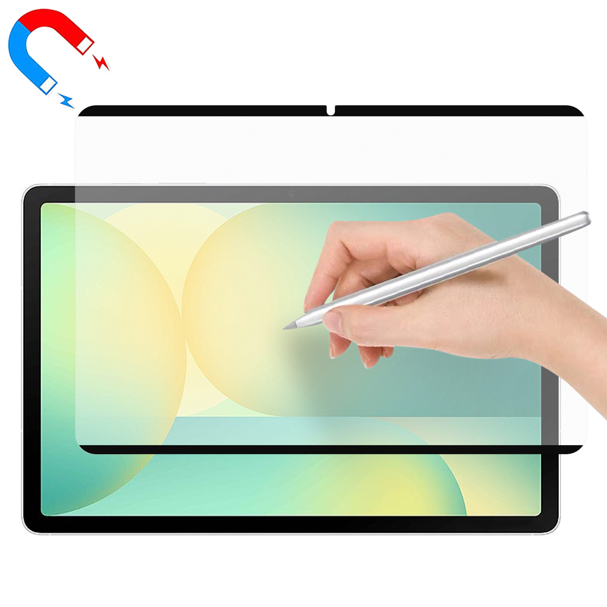 Screen Protector For Samsung Galaxy Tab A10 Plus / S11 / S10 Lite / S10 FE / S9 / S9 FE / A9+ / S8 / Xiaomi Redmi Pad SE 2024 Magnetic PET Film