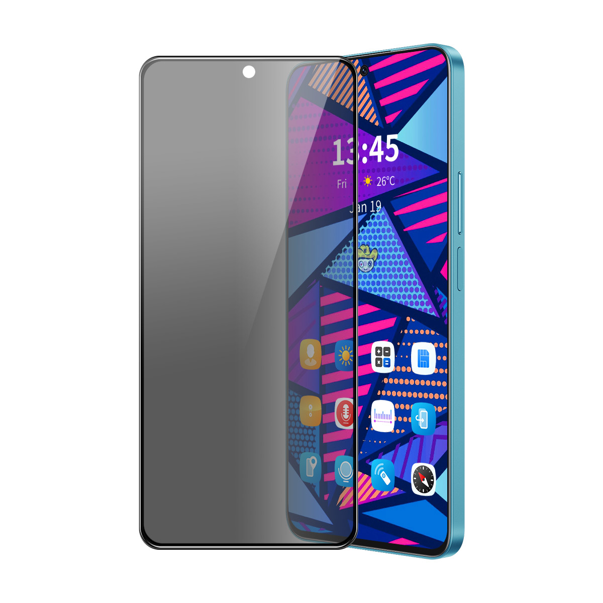 ENKAY HAT PRINCE For Xiaomi Poco F7 Pro 5G / Xiaomi Redmi K80 5G / Xiaomi Redmi K80 Pro 5G / Xiaomi Poco F7 Ultra 5G Privacy Screen Protector  28-degr