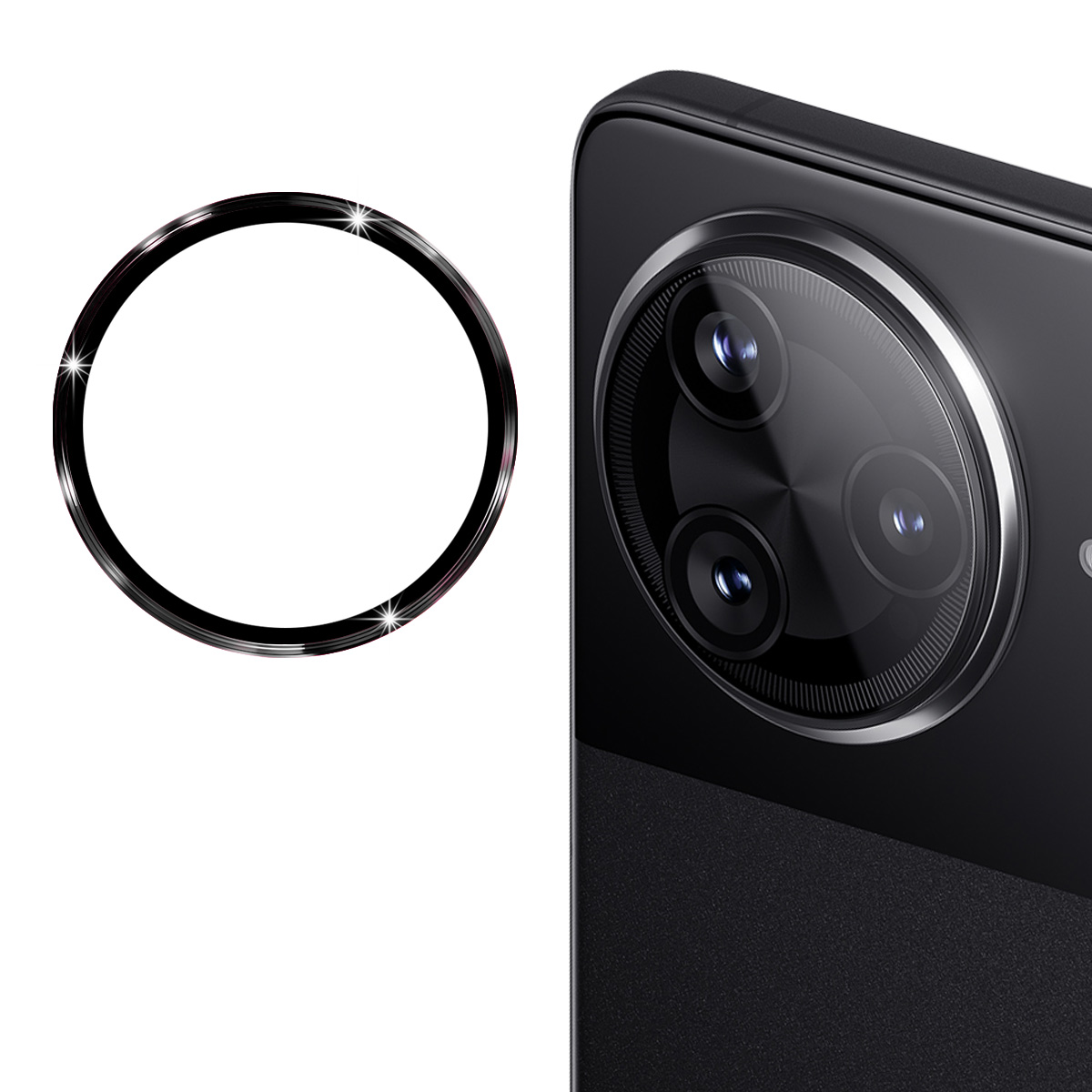 ENKAY HAT PRINCE For Xiaomi Poco F7 Pro 5G / Xiaomi Redmi K80 5G / Xiaomi Redmi K80 Pro 5G / Xiaomi Poco F7 Ultra 5G Camera Lens Protector  Metal Ring