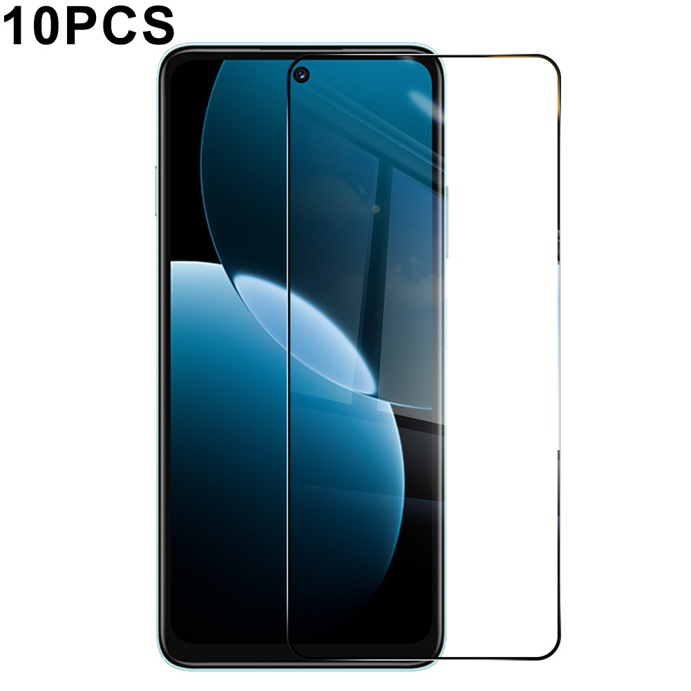RURIHAI 10Pcs For Wiko Hi Enjoy 80 5G High Aluminium-Silicon Glass Film 0.26mm 2.5D Screen Protector