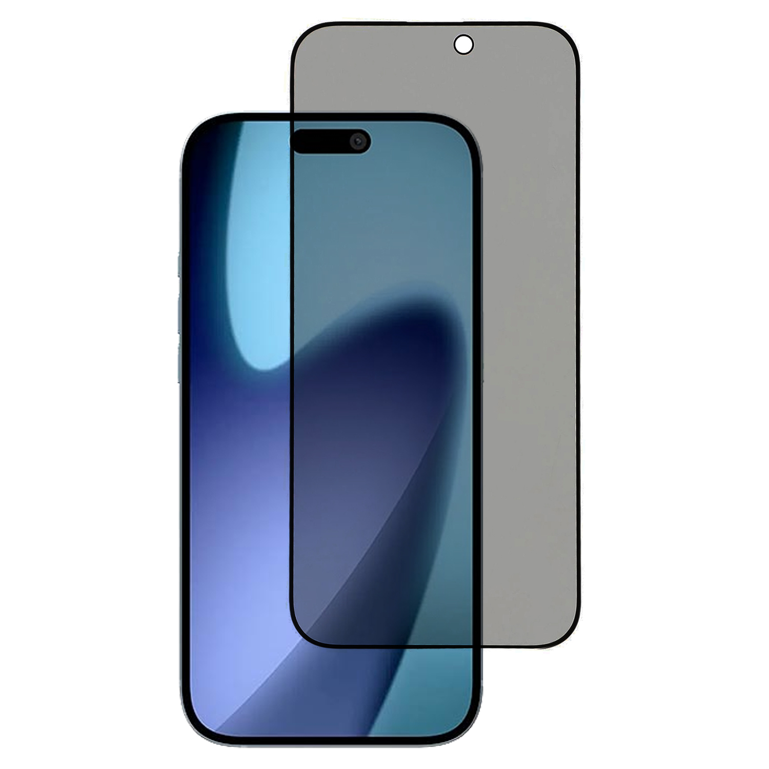 For iPhone 17 Privacy Screen Protector Black Edge Full Glue Matte Anti-Spy Tempered Glass Film