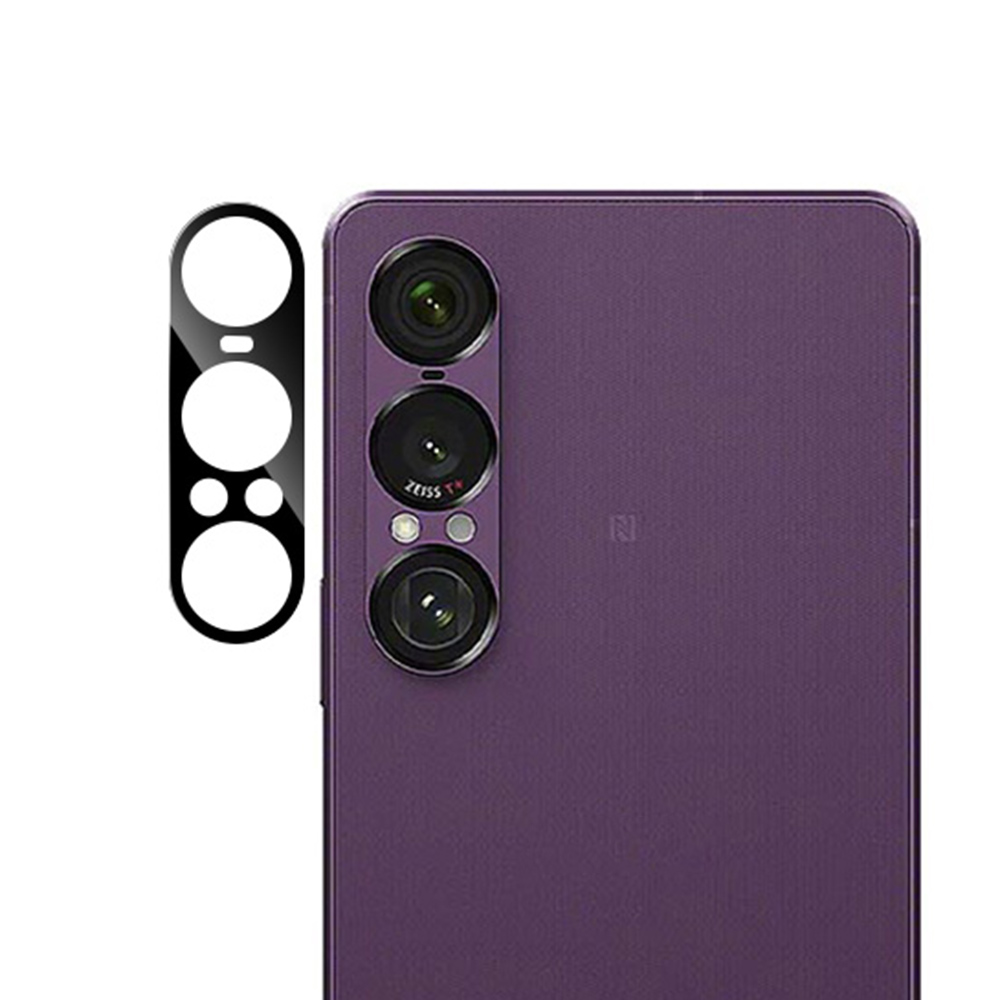 RURIHAI For Sony Xperia 1 VII Camera Lens Protector High Aluminium Silicon Glass Silk Printing Lens Film