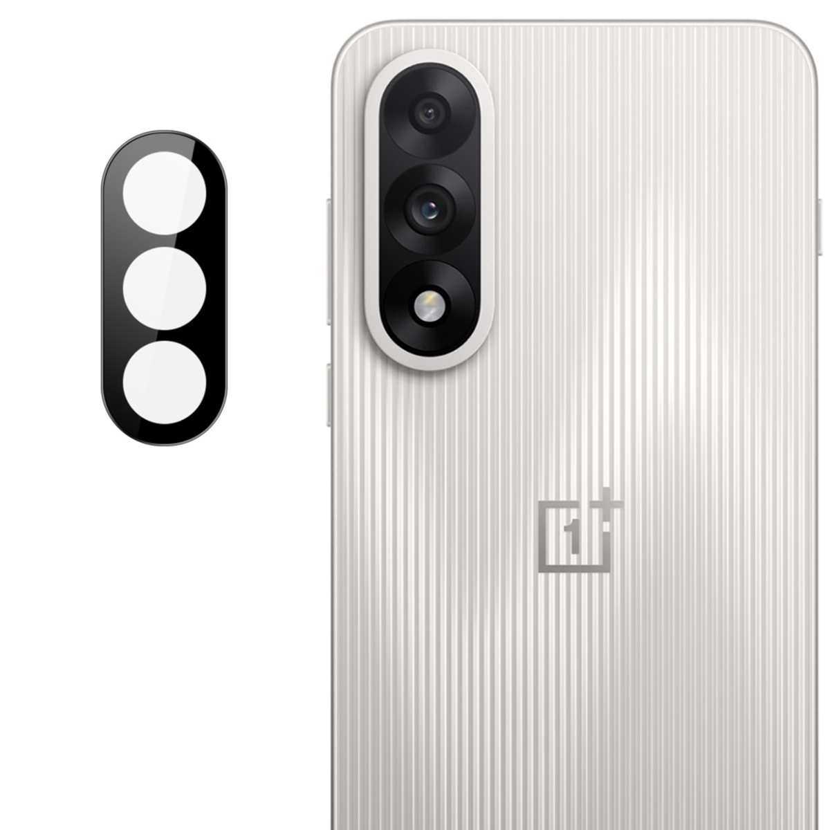 IMAK For OnePlus Ace 5 Ultra 5G / Nord 5 5G Camera Lens Protector Tempered Glass HD Clear Lens Film (Black Version)