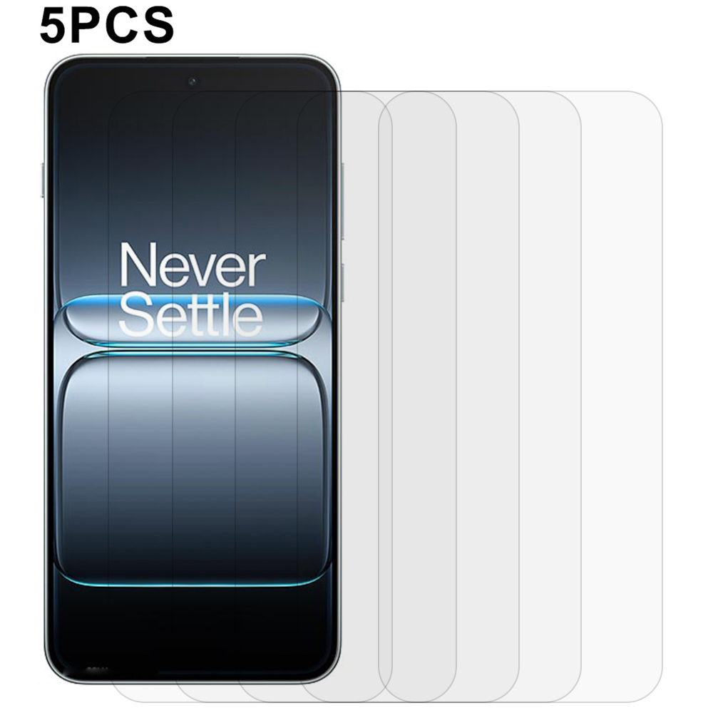 5Pcs 0.3mm 2.5D Clear Film for OnePlus Nord CE5 5G / Ace 5 Racing 5G Tempered Glass Screen Protector