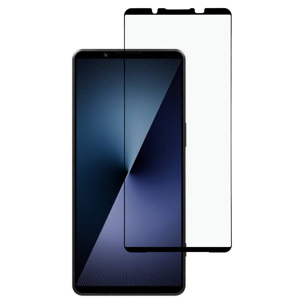For Sony Xperia 1 VII Tempered Glass Screen Protector Full Glue Silk Printing Film