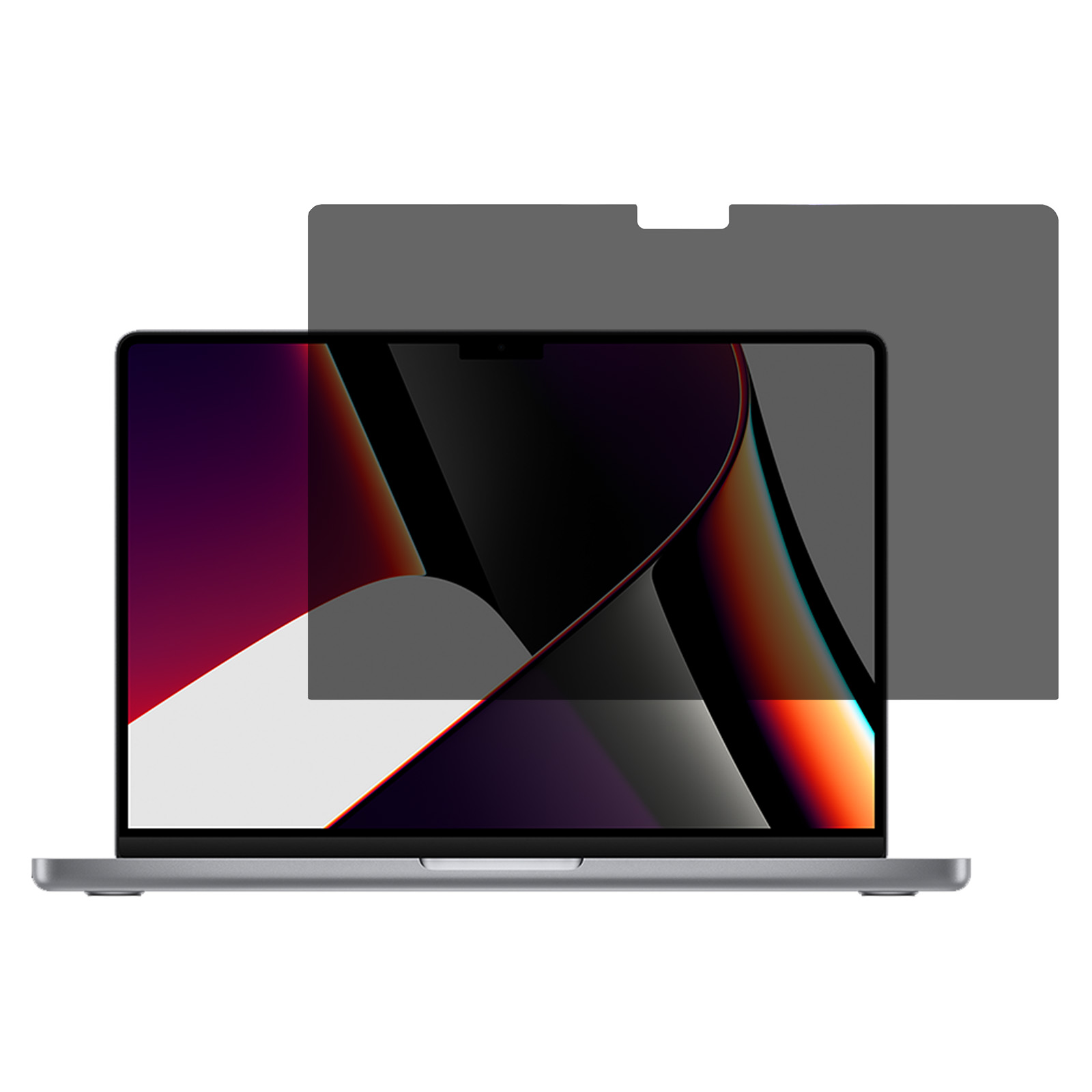 Privacy Screen Protector for MacBook Pro 16 inch (2024) / (2023) / (2019) / A2141 / A2485 / A2780 / A2991 / A3403 / A3186 Full Screen Tempered Glass F