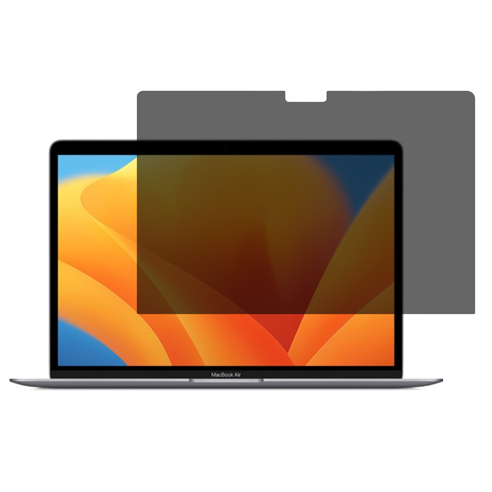 Privacy Screen Protector for MacBook Pro 13 inch (2022) / (2016) / A1706 / A1708 / A1989 / A2159 / A2251 / A2289 / A2338 Straight Edge Full Screen Tem