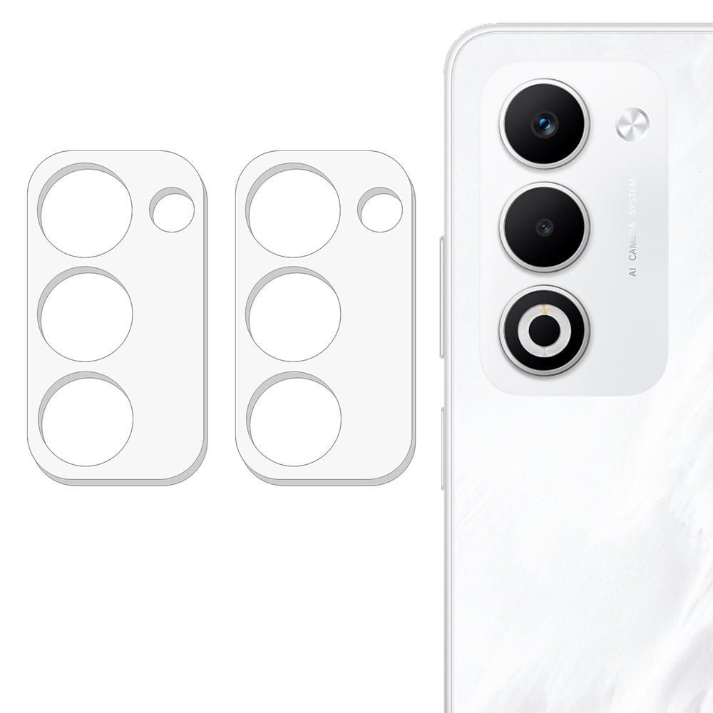 2Pcs For Oppo A5 5G / A5 4G / K13x 5G Camera Lens Protector 3D Arc Edge Anti-Scratch Tempered Glass Lens Film