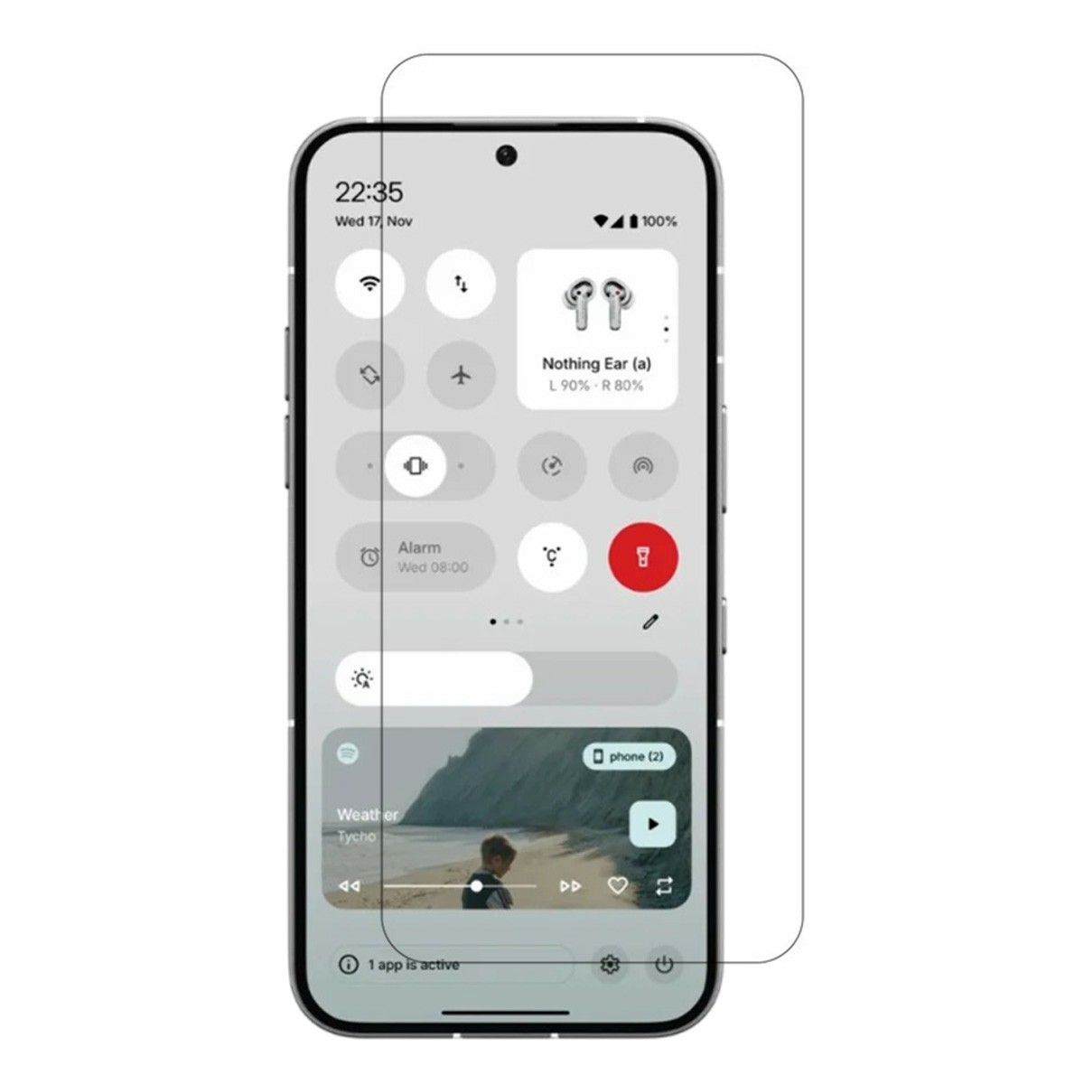 For Nothing Phone (3) 5G Screen Protector 0.3mm Arc Edge Ultra Clear Tempered Glass Film