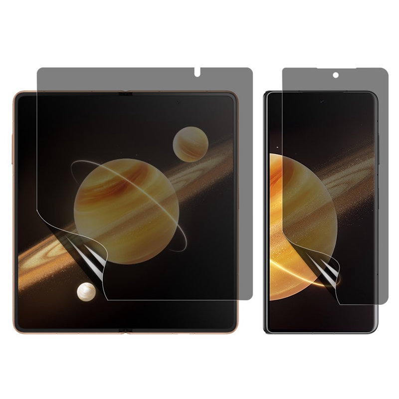 For Honor Magic V5 5G Screen Protector Anti-Spy TPU Matte Screen Protective Hydrogel Film - Black