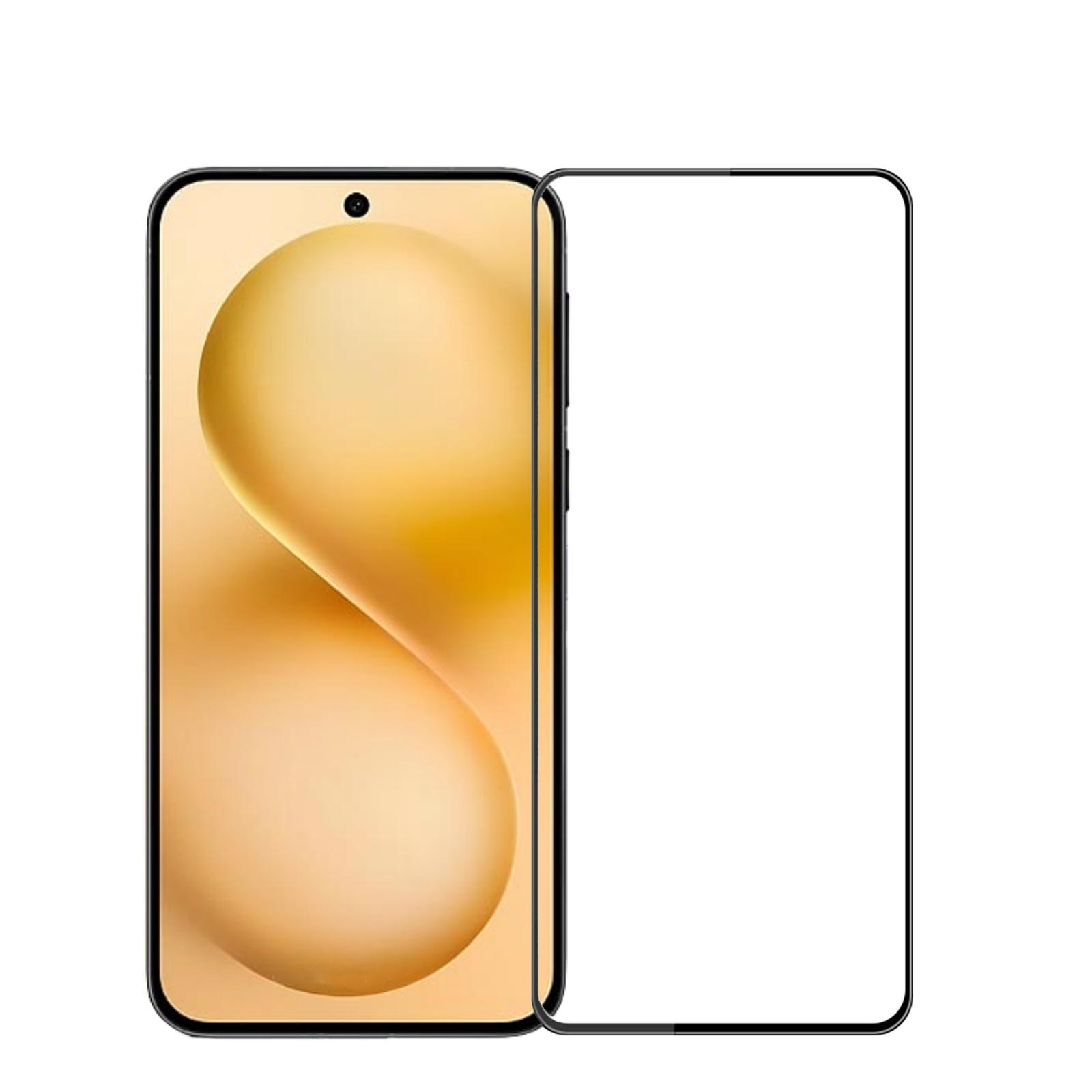MOFI For vivo S30 Pro mini 5G Screen Protector  9H 3D Curved Tempered Glass Film - Black