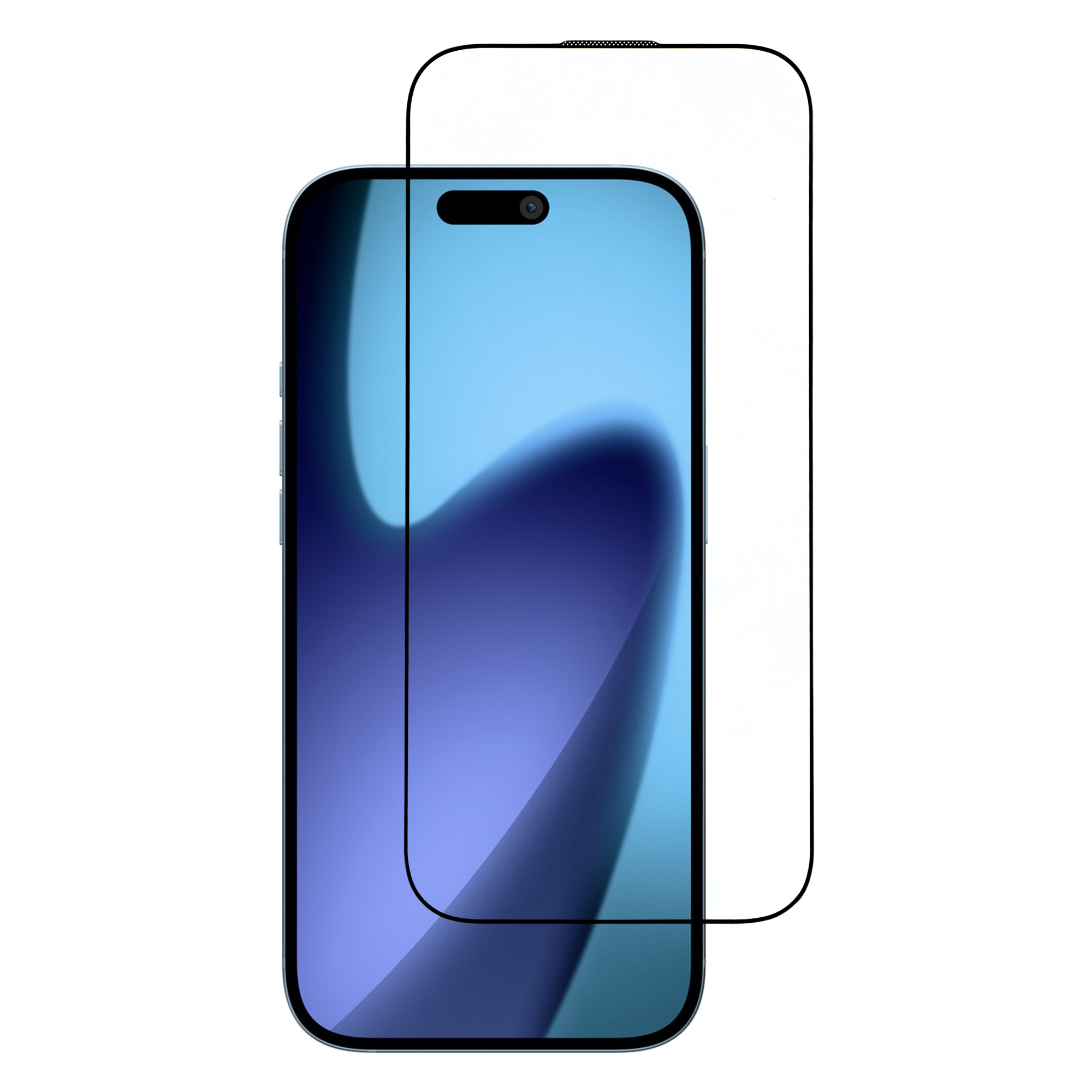 For iPhone 17 Pro Max Screen Protector Silk Printing AF + AR Full Adhesive Tempered Glass Film with Dust Mesh