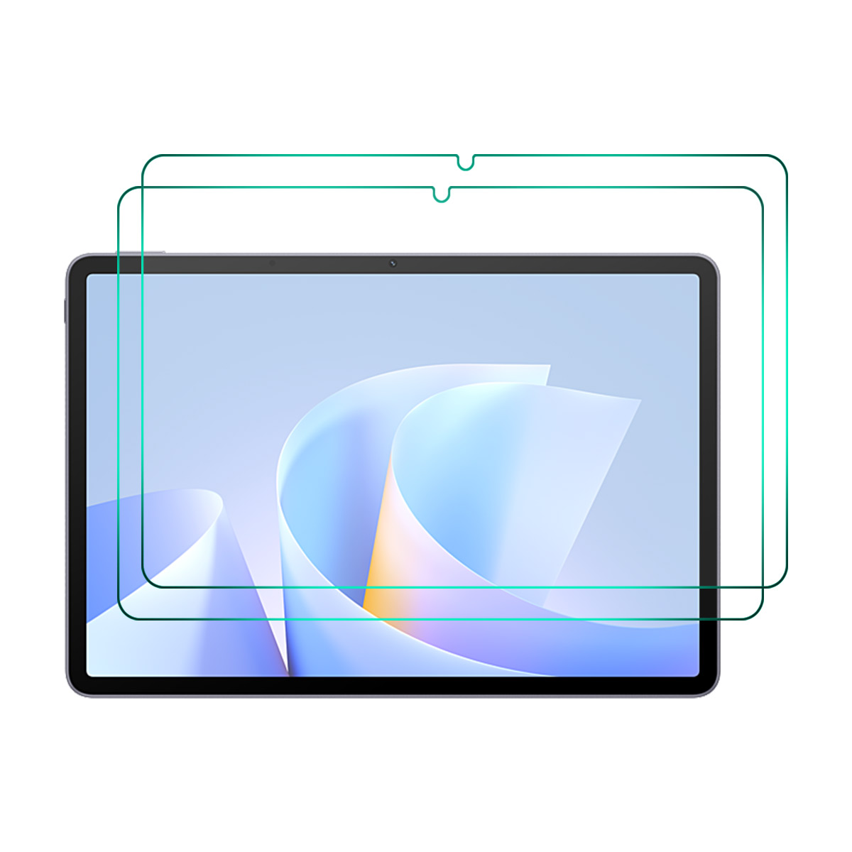 ENKAY HAT PRINCE For Huawei MatePad 11.5 S (2024) 2Pcs Screen Protector 9H 2.5D 0.33mm High Aluminium-silicon Glass Film - Transparent