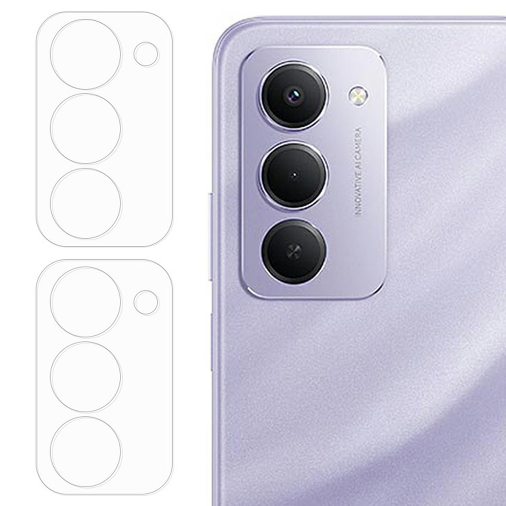 2Pcs For Xiaomi Redmi Note 15R / 15 4G (EU) (171mm) / 15 5G (EU) (171mm) Camera Lens Protector 3D Arc Edge Tempered Glass Lens Film - Transparent