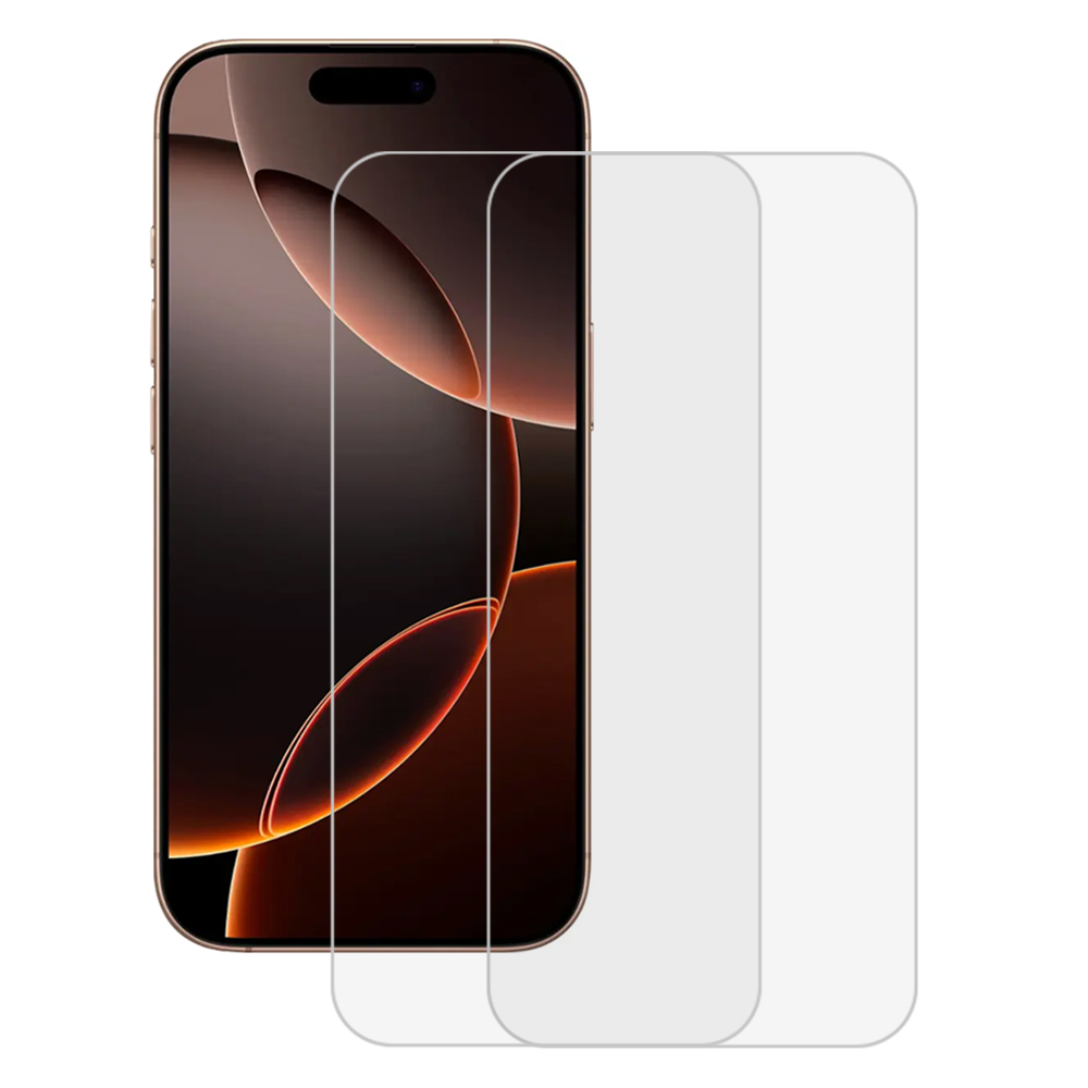 AMORUS 2Pcs For iPhone 17 Pro Screen Protector HD Tempered Glass Film Anti-Scratch
