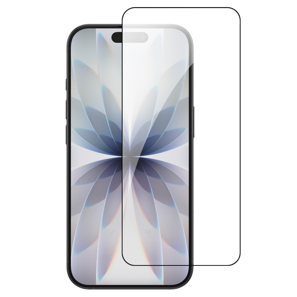 COTECI For iPhone 17 Full Screen Protector HD Silk Printing Anti Fingerprint Tempered Glass Film