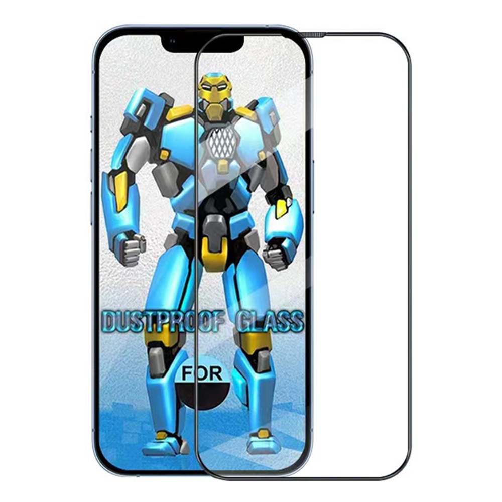 For iPhone 17 Screen Protector Full Coverage Shatterproof HD Tempered Glass Film with Anti Dust Net