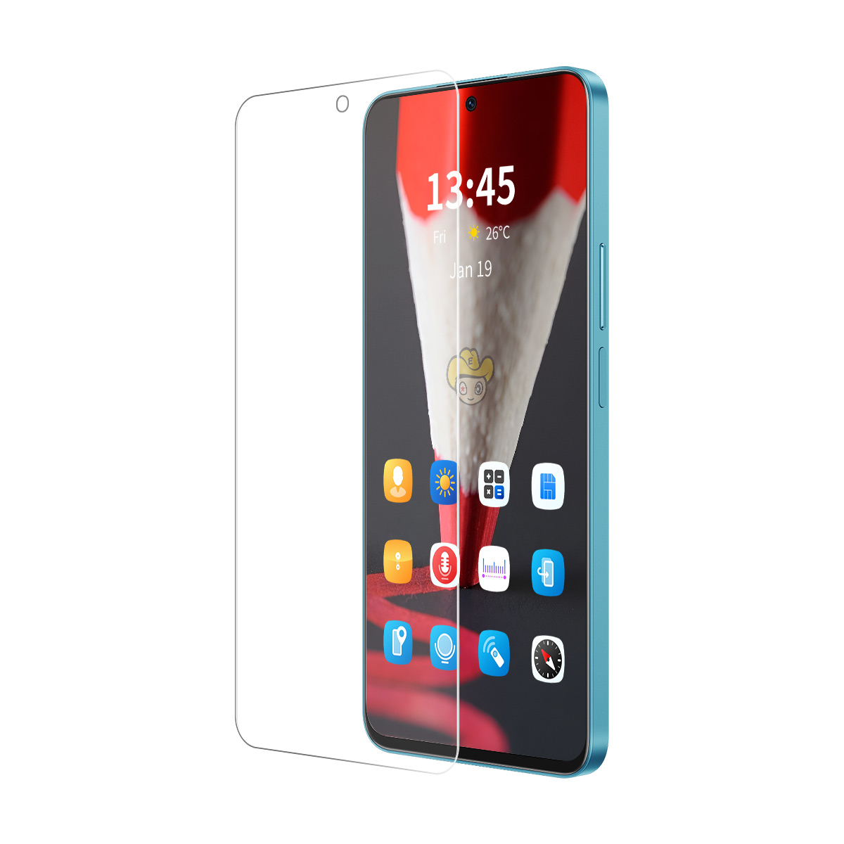 ENKAY HAT PRINCE For Xiaomi Redmi 15 4G (169mm) / Xiaomi Redmi 15 5G (Global) (169mm) Screen Protector   9H Hardness High Aluminum-Silicon Glass Film 