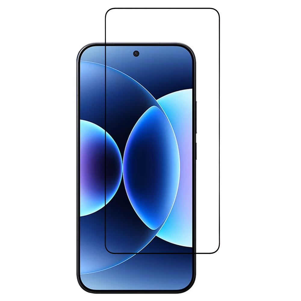 For Xiaomi 17  /  17 Pro Screen Protector Silk Printing Tempered Glass 0.18mm Ultra-Thin Film (Support Fingerprint Unlock)