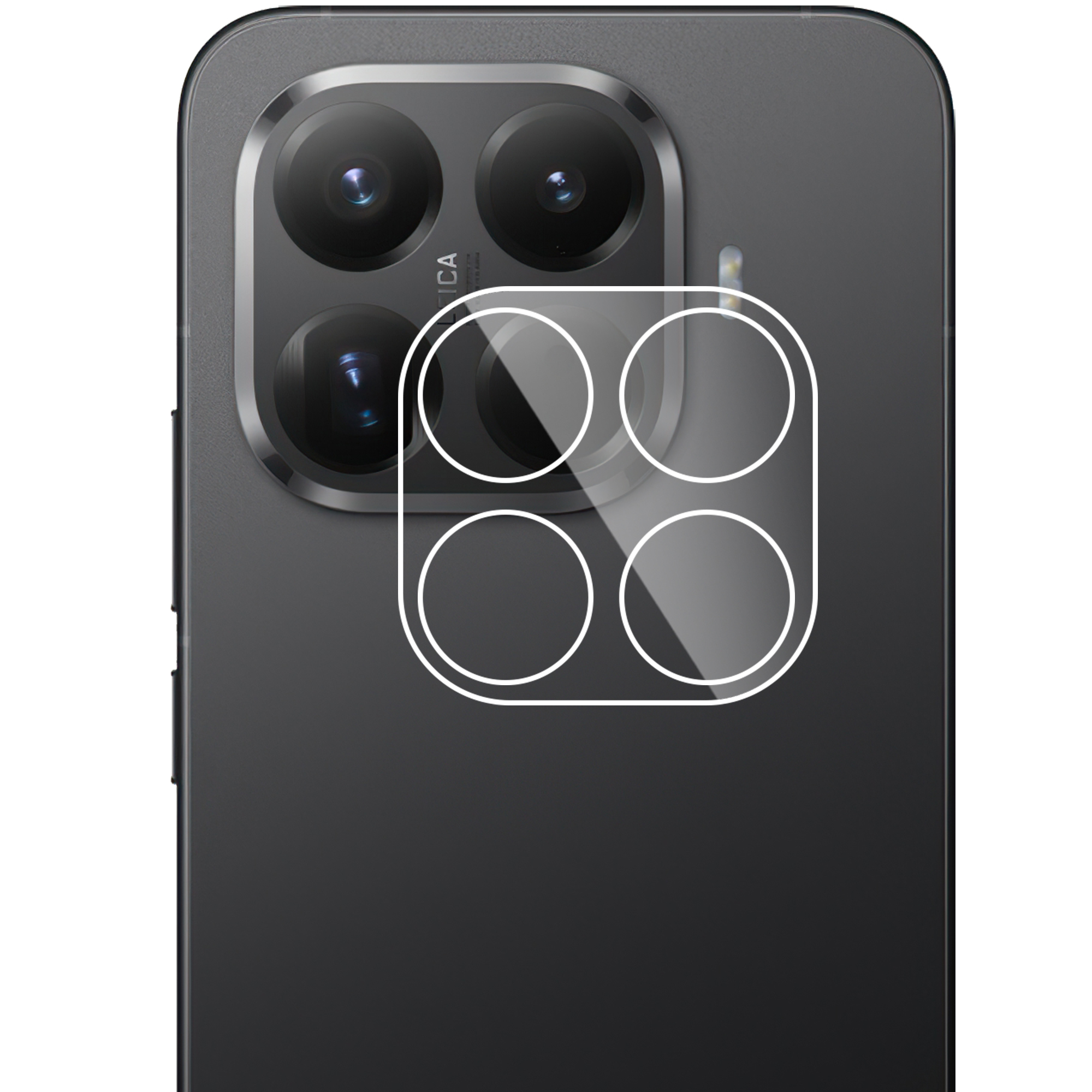 For Xiaomi 15T Pro Camera Lens Protector Arc Edge Clear Tempered Glass Film