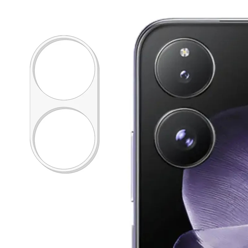 For Xiaomi Mix Flip 5G Tempered Glass Camera Lens Protector Ultra Clear Anti-Scratch Lens Film - Transparent