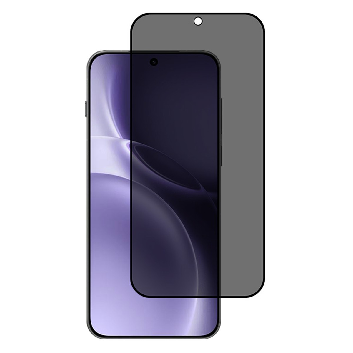 For vivo X300 Pro 5G Full Cover Privacy Screen Protector Black Edge Full Glue Matte Anti-Spy Tempered Glass Film