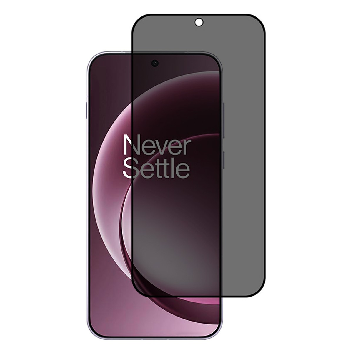 For OnePlus 15 5G Full Cover Privacy Screen Protector Black Edge Full Glue Matte Anti-Spy Tempered Glass Film