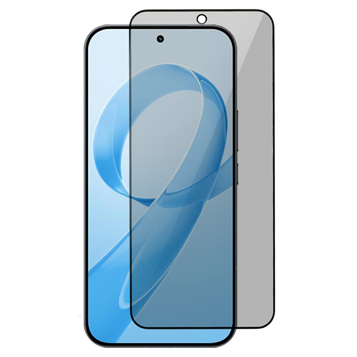 For Xiaomi Poco F8 Ultra / Redmi K90 Pro Max 5G 180 Degree Anti-Peep Tempered Glass Black Edge Privacy Protection Full Screen Protector, Full Glue - T