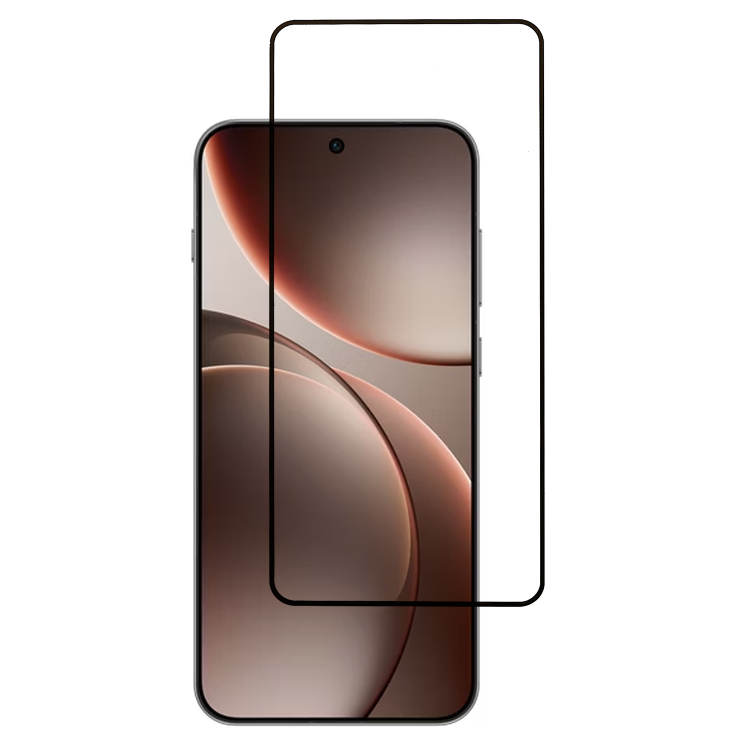 For Oppo Find X9 Pro 5G / OnePlus 15 5G Ultra HD Full Screen Protector Anti-Reflective Tempered Glass Film (Fingerprint Unlock)