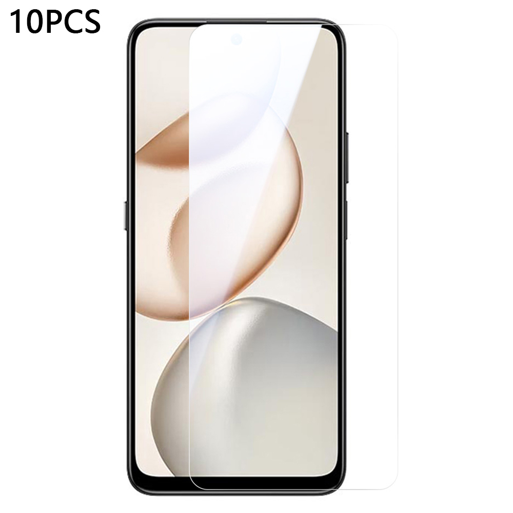 RURIHAI 10Pcs Screen Protector for Honor X7d 4G / X7d 5G / 400 Smart 5G / 400 Smart 4G 0.26mm 2.5D Full Glue High Aluminium Silicon Glass Film (NOT Co