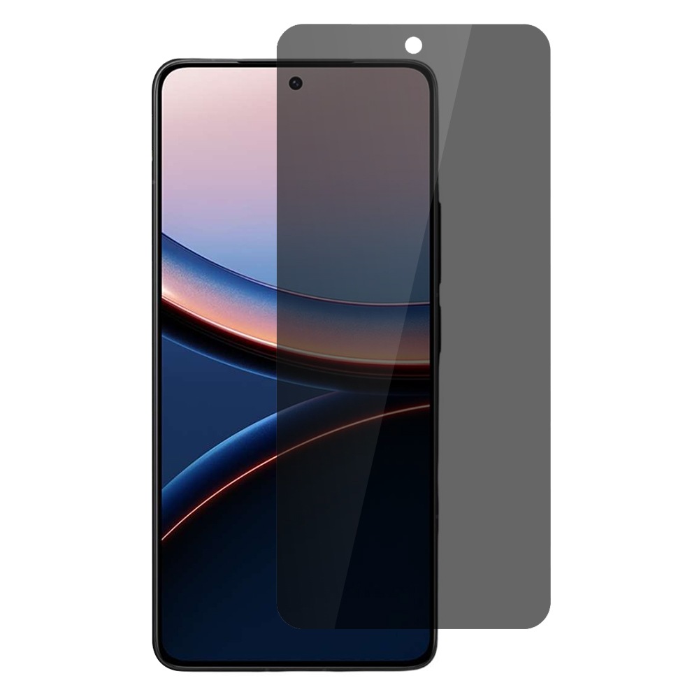 For Xiaomi Poco F8 Ultra / Redmi K90 Pro Max 5G Tempered Glass 180 Degree Anti-Peep Film Full Glue Full Screen Protector Support Fingerprint Unlock