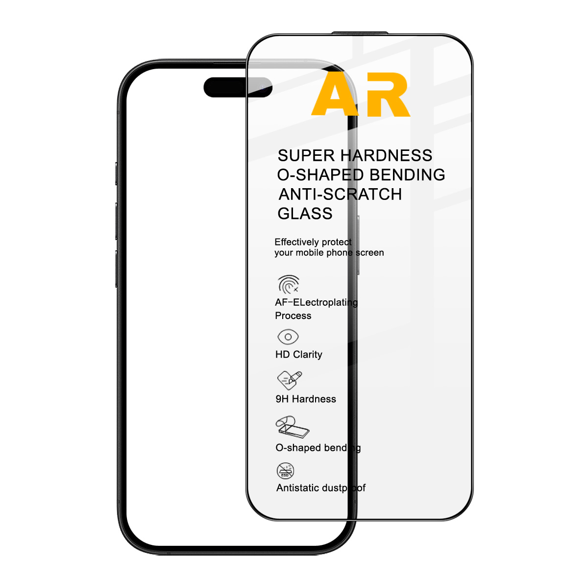 IMAK AR Anti Reflective Series For iPhone 17 Screen Protector Full Coverage Ultra Clear Tempered Glass Film