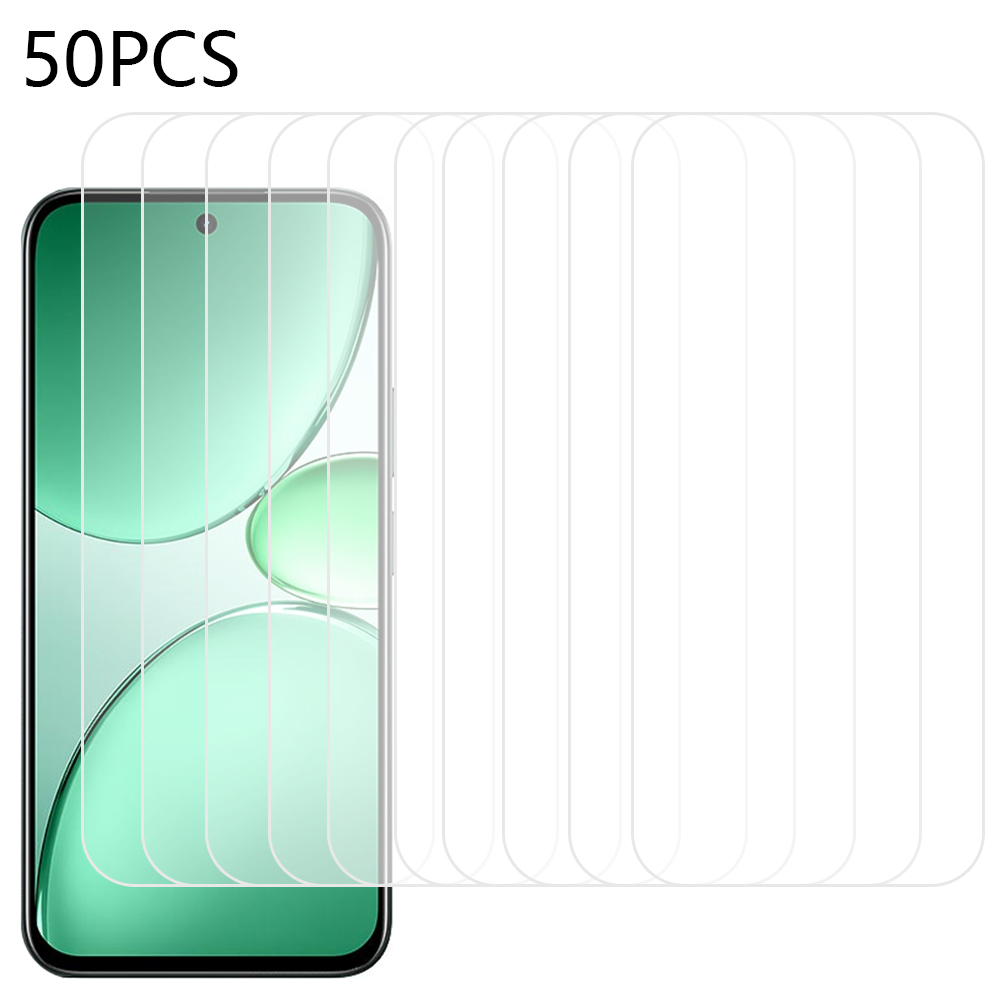 50Pcs For Realme C85 5G / C85 Pro 4G Screen Protector Screen Protector Full Glue Tempered Glass Clear Screen Film (NOT Complete Covering) (No Package,
