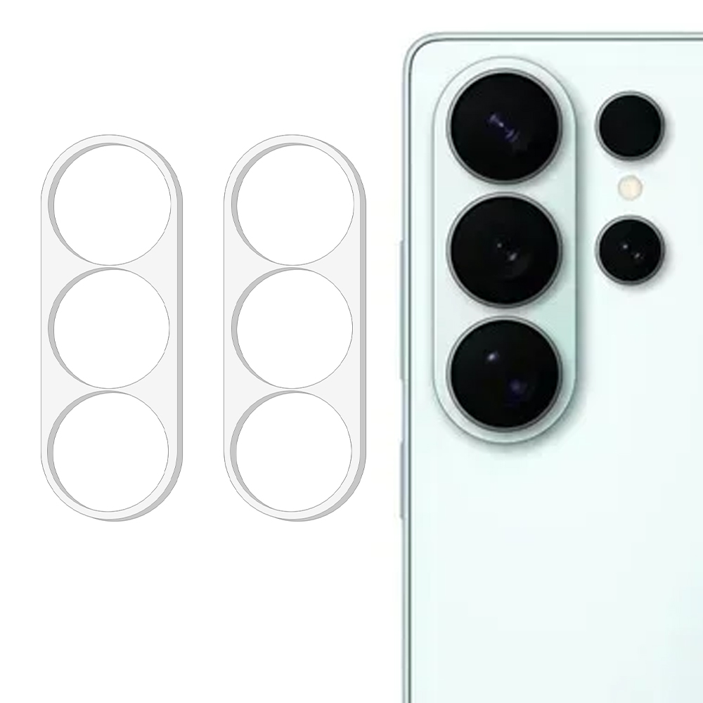 2Pcs For Samsung Galaxy S26 Ultra Camera Lens Protector 3D Arc Edge Anti-Scratch Tempered Glass Lens Film