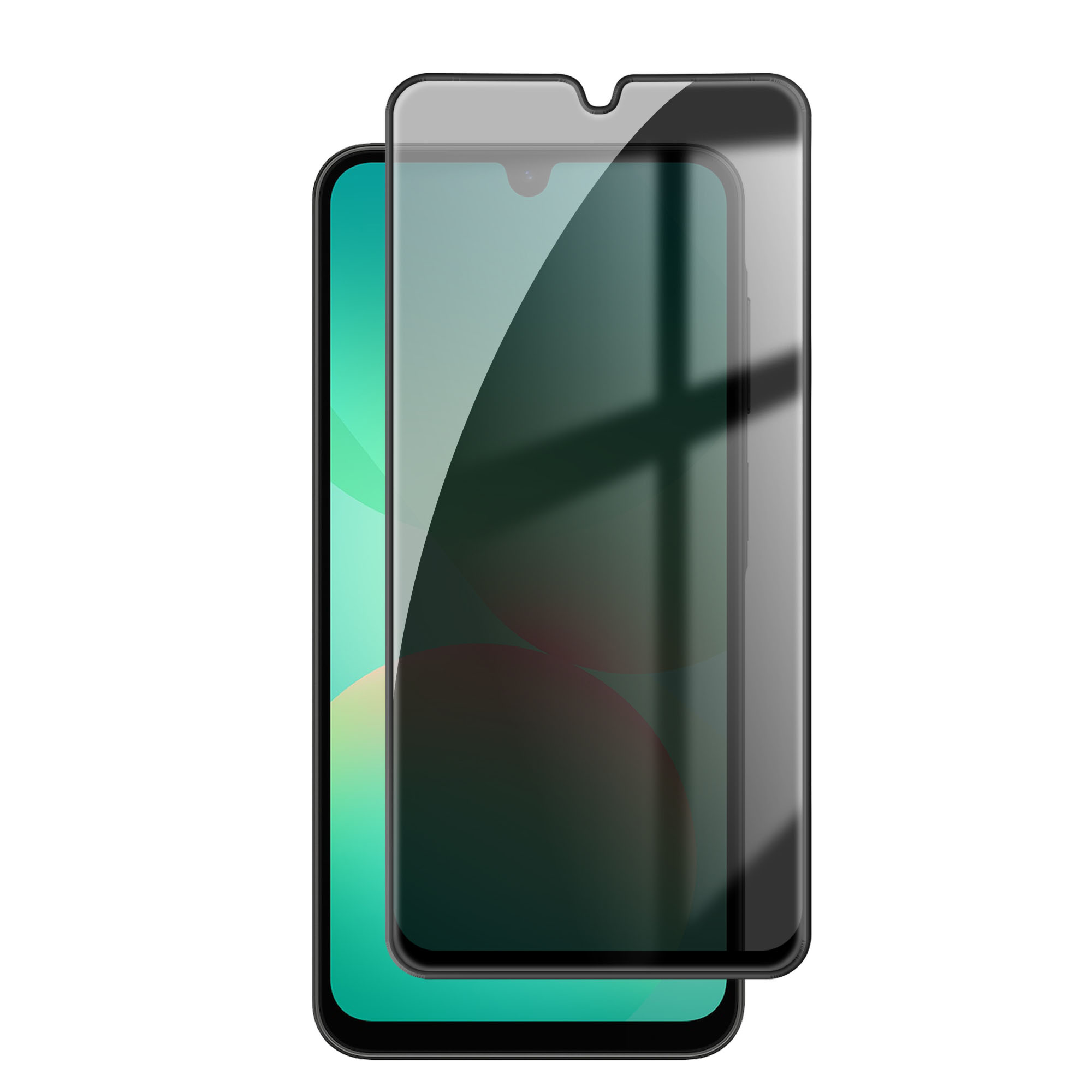 For Samsung Galaxy A26 5G Anti Spy Privacy Full Screen Protector Black Edge High Aluminium-silicon Glass Film - As Shown