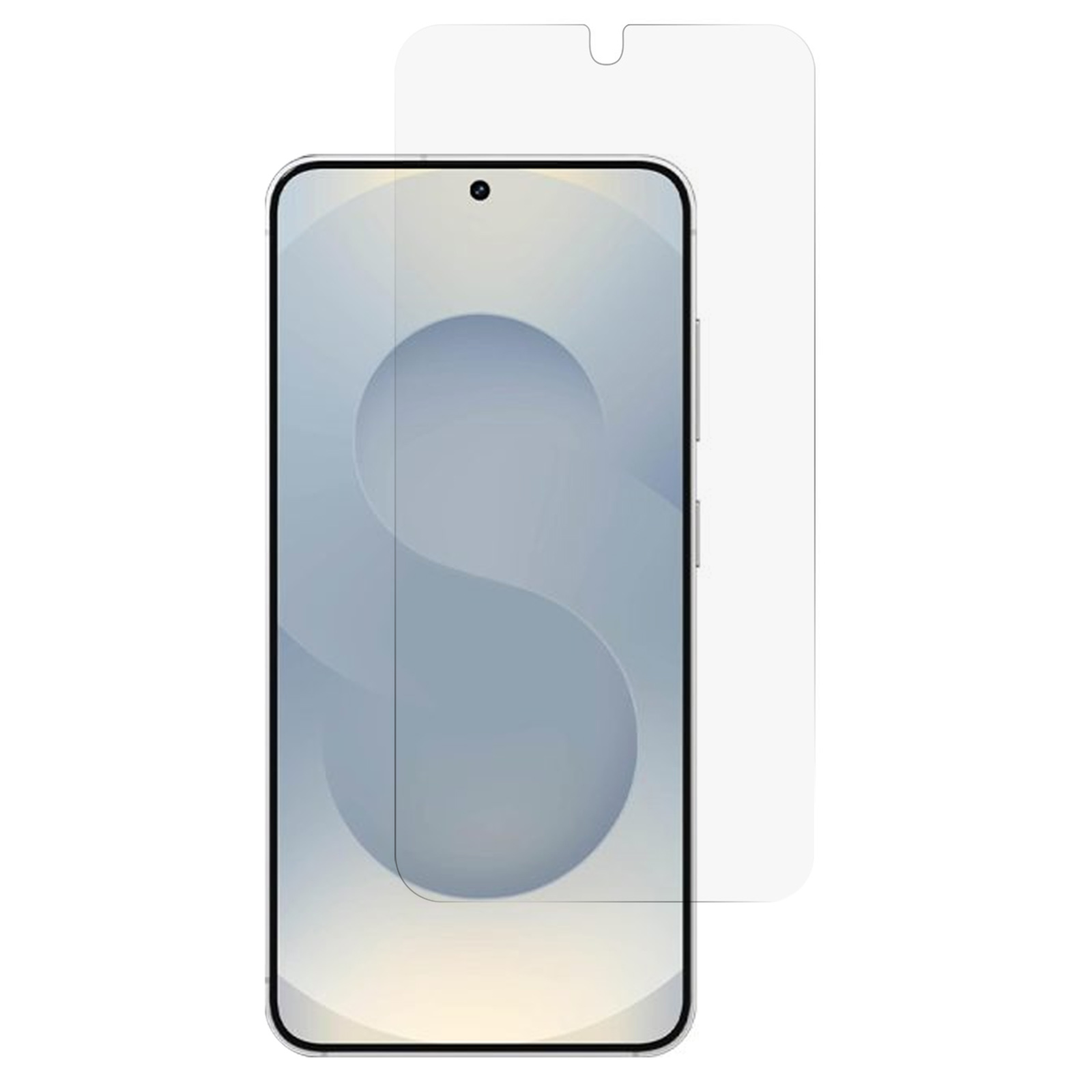 For Samsung Galaxy S26+ 2.5D Arc Edge Screen Protector Full Glue HD Clear High Aluminium-silicon Glass Film (Fingerprint Unlock)