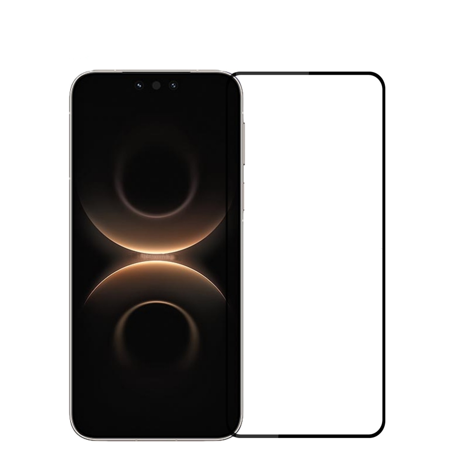 PINWUYO For Huawei Mate 80 / Huawei Mate 80 Pro Tempered Glass Film  JK Series-2 9H Full Screen Protector - Black